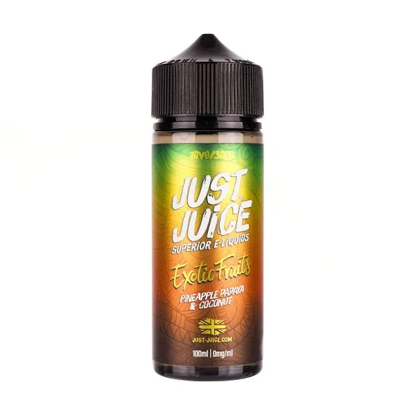 Pineapple, Papaya & Coconut 100ml Shortfill E-Liquid by Just Juice