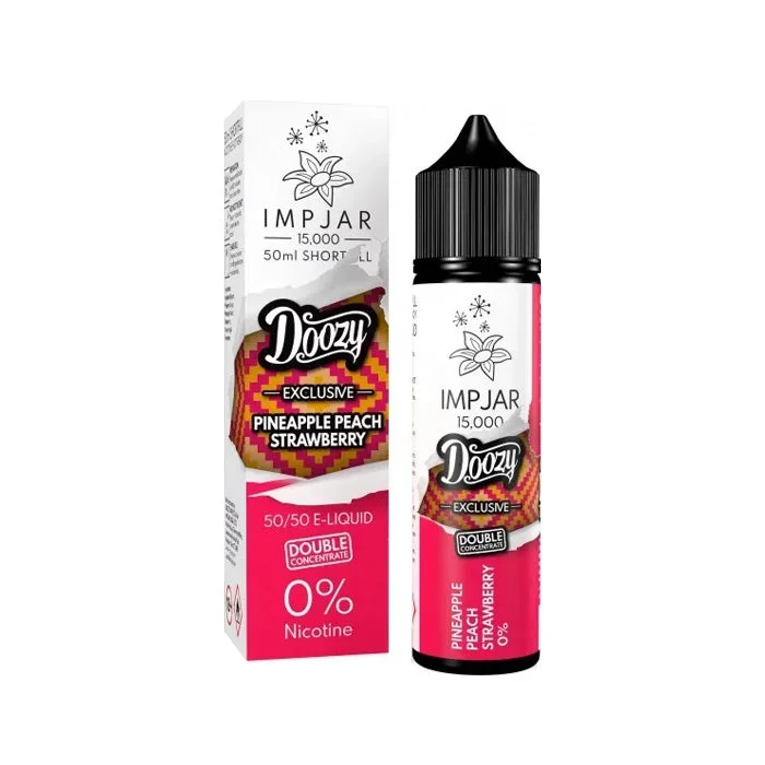 Pineapple Peach Strawberry 50ml Shortfill E-Liquid by Imp Jar & Doozy Vape