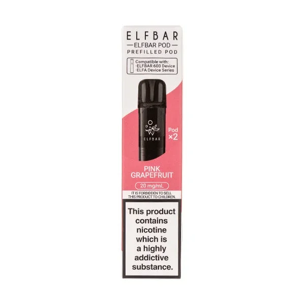 Pink Grapefruit Elf Bar 600 Prefilled Pods