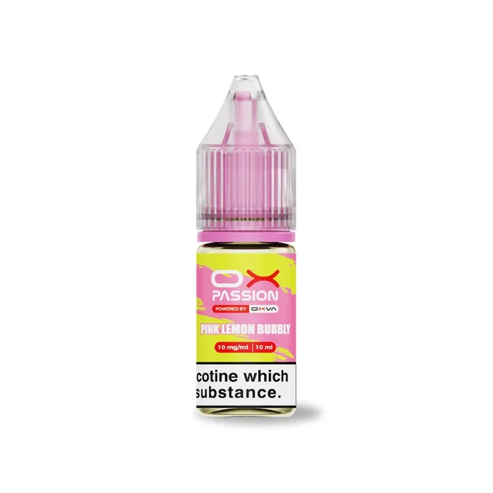 Pink Lemon Bubbly Ox Passion By Oxva 10ml Nic Salt