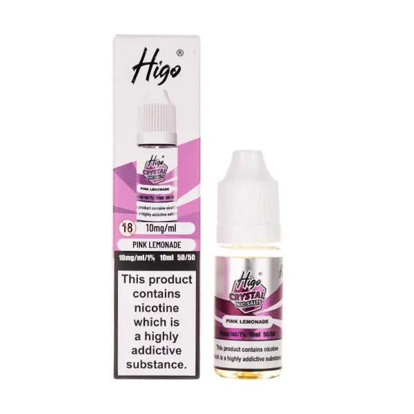 Pink Lemonade Crystal Nic Salt E-liquid by Higo