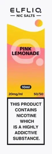 Pink Lemonade ElfLiq Nic Salt E Liquid by Elf Bar