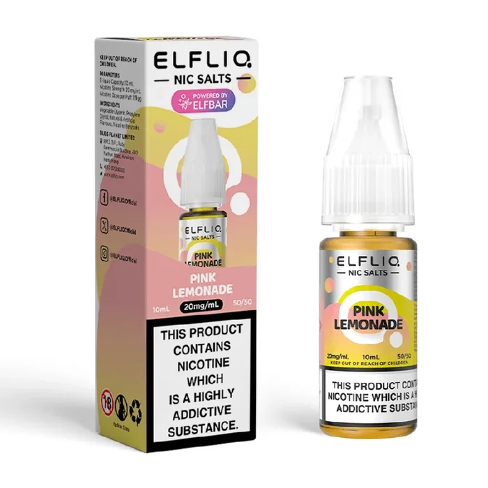 Pink Lemonade Elfliq Vape Juice by Elf Bar