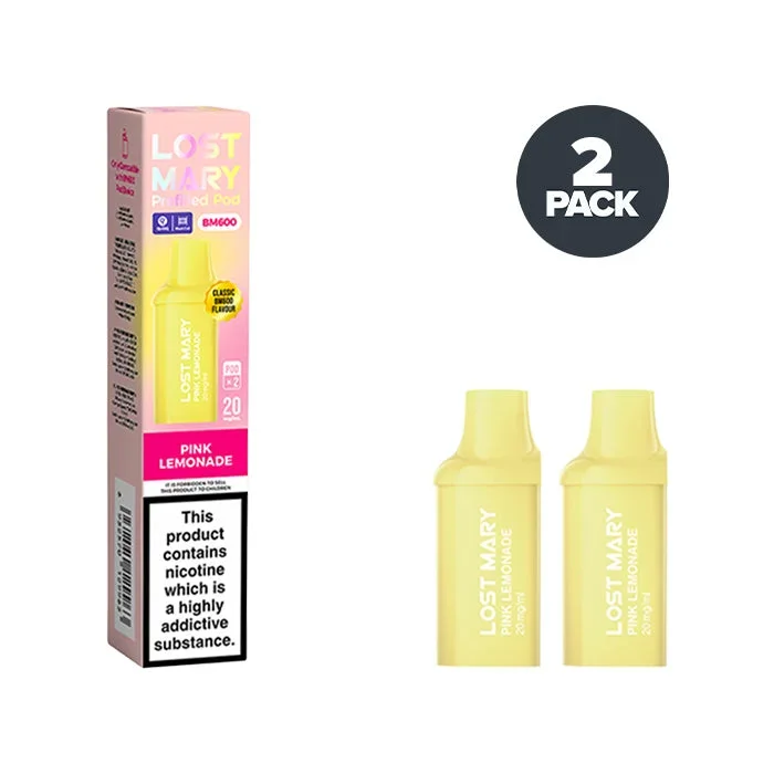 Pink Lemonade Lost Mary BM600 Prefilled Pods