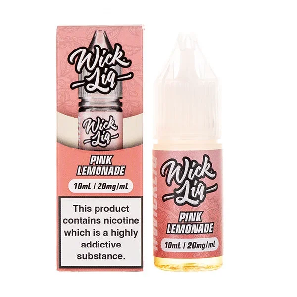 Pink Lemonade Nic Salt E-Liquid by Wick Liq Bar Juice