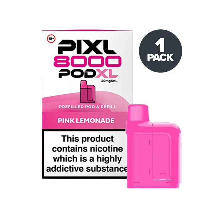 Pink Lemonade PIXL 8000 Prefilled Pods