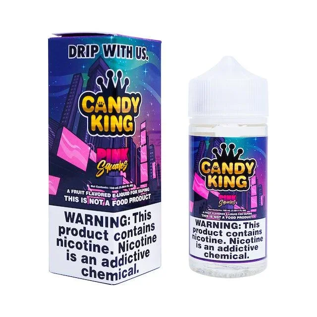 Pink Squares by Candy King E-Liquid (100ml)