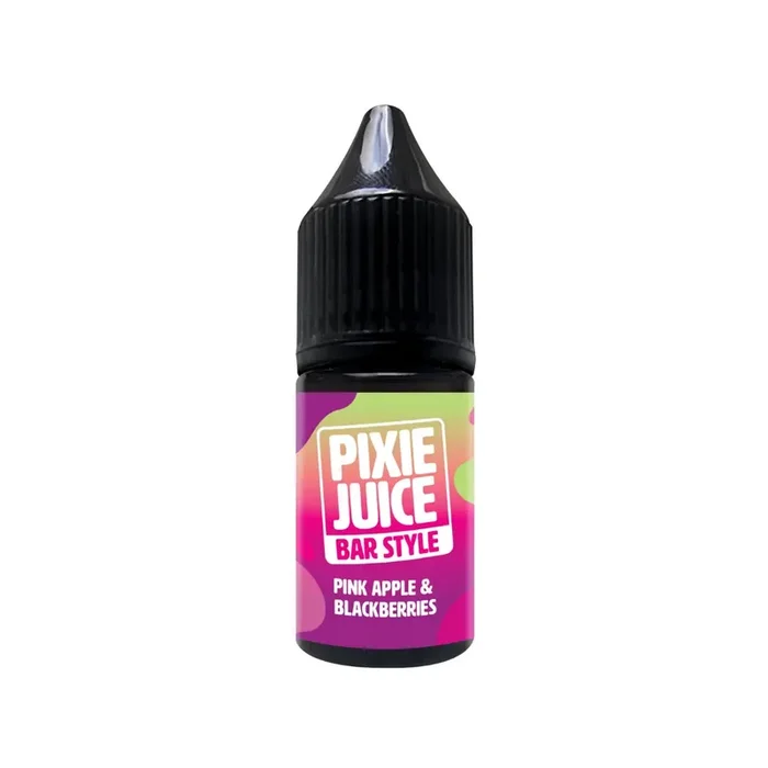 Pixie Juice Bar Style Pink Apple & Blackberries 10ml Nic Salt
