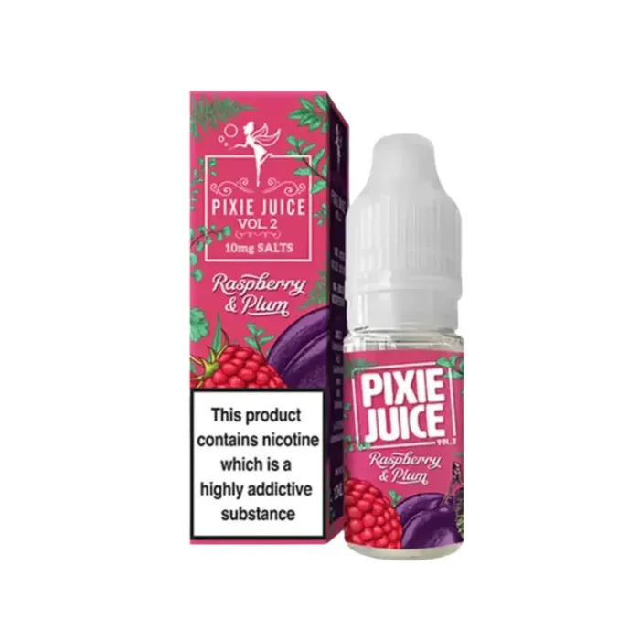 Pixie Juice Raspberry & Plum 10ml Nic Salt E-liquid