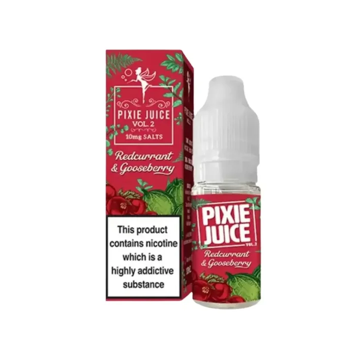 Pixie Juice Redcurrant & Gooseberry 10ml Nic Salt E-liquid