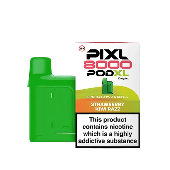 PIXL 8000 Strawberry Kiwi Razz Refill Pods
