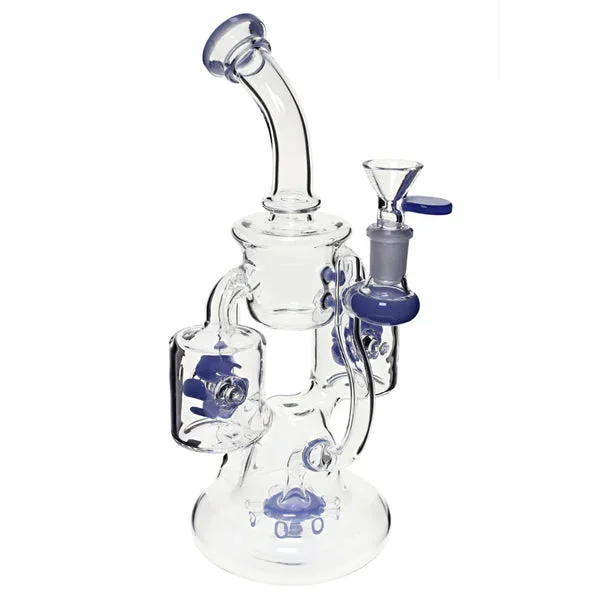 Plain Jane Glass 10″ Propeller Perc Bubbler