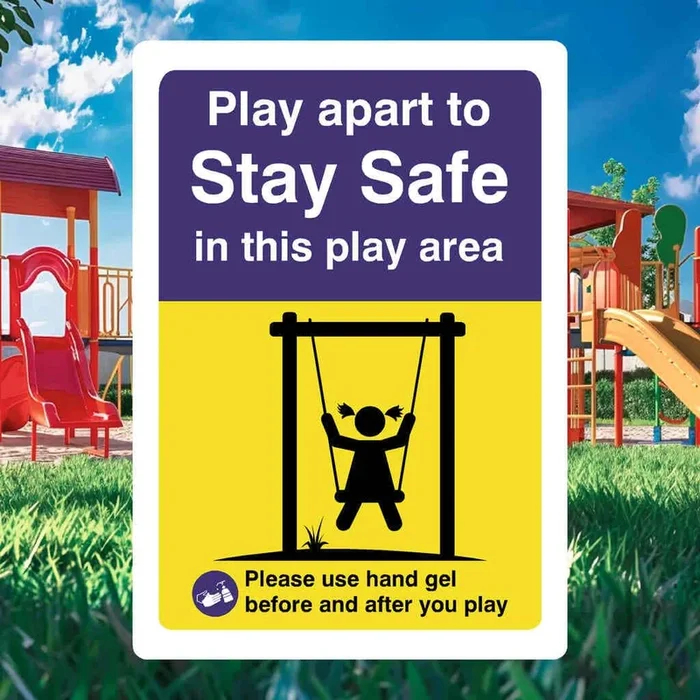 Play Area Hand-Gel Sign
