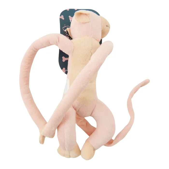 Plush Monkey, Dusty Pink