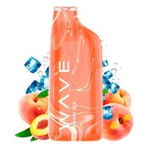 Pod desechable Peach Ice Wave 800 20mg (Bud Vape)