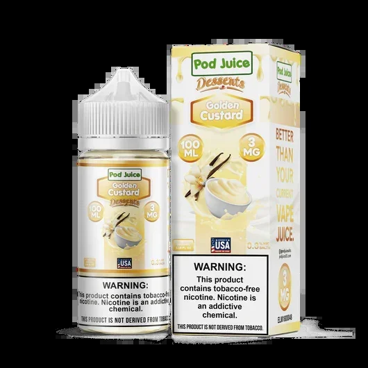 Pod Juice Golden Custard