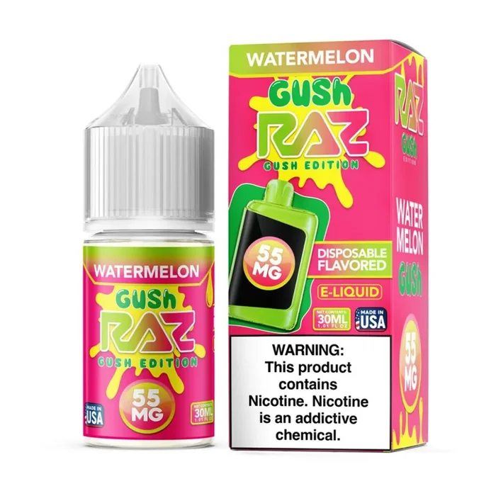 Pod Juice X RAZ Salt “GUSH EDITION” – Watermelon Gush – 30ML E-Liquid
