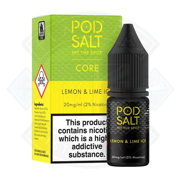 Pod Salt Core – Lemon & Lime Ice 10ml