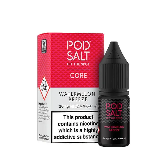 Pod Salt Core Watermelon Breeze Nic Salt E-Liquid