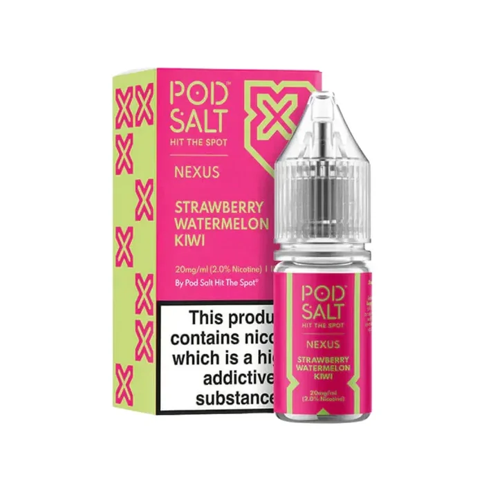 Pod Salt Nexus Strawberry Watermelon Kiwi 10ml Nic Salt E-liquid