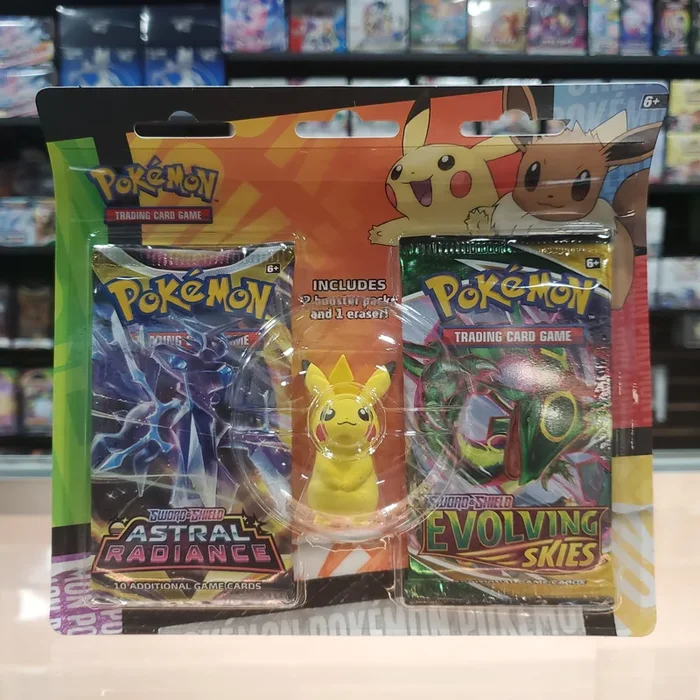 Pokémon TCG: Back to School Eraser Blister (Pikachu)