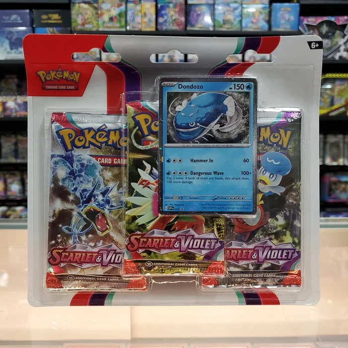 Pokémon TCG: Scarlet & Violet – 3 Pack Blister (Dondozo)