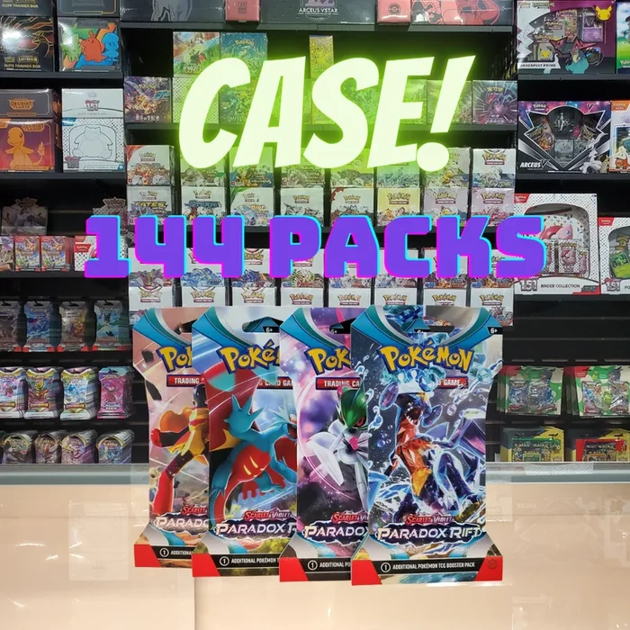 Pokémon TCG: Scarlet & Violet: Paradox Rift – Sleeved Booster Case (144)