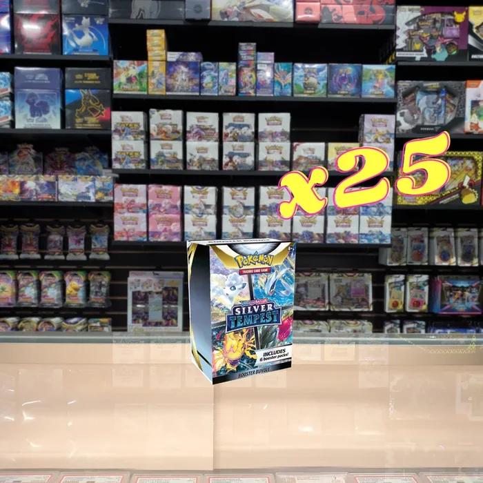 Pokémon TCG: Sword & Shield: Silver Tempest – Booster Bundle Case (25)