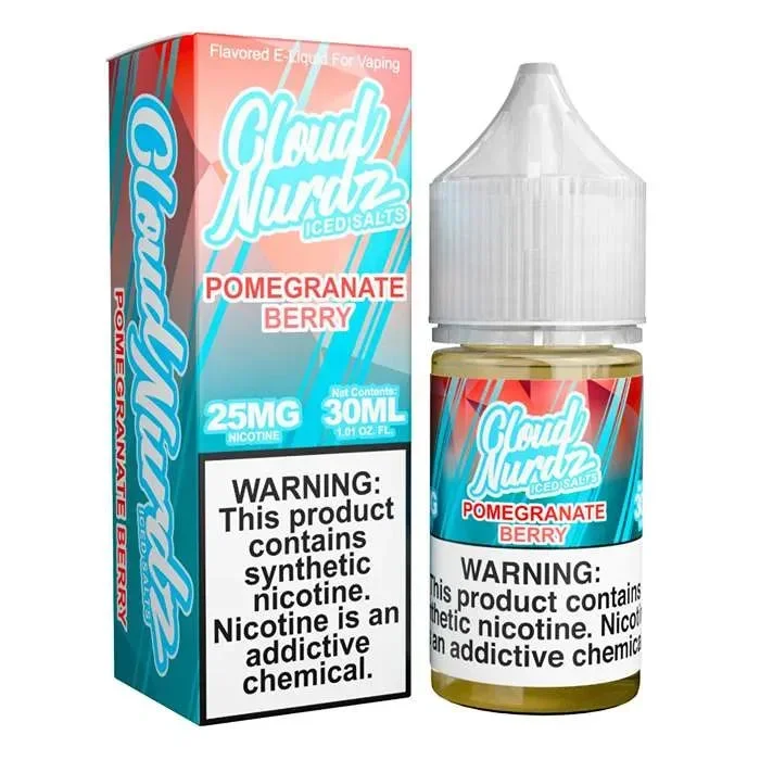 Pomegranate Berry Iced Nicotine Salt by Cloud Nurdz