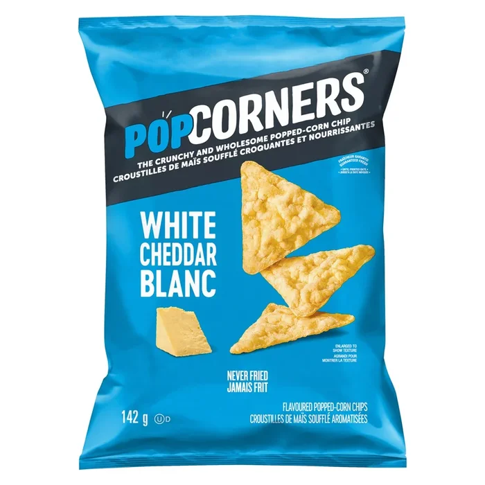 Popcorners cheddar blanc, 142 g