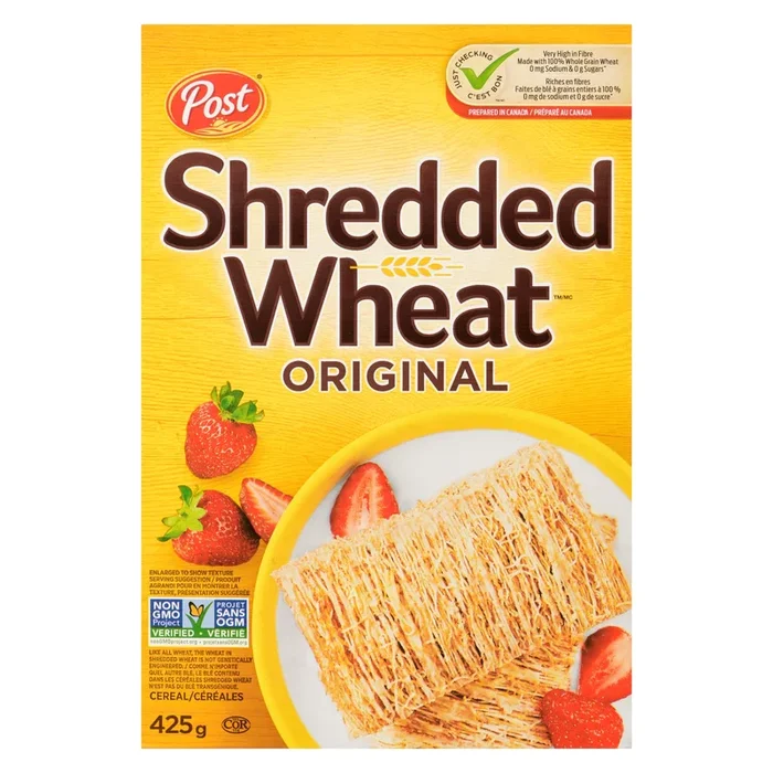 Post Shredded Wheat Cereal Biscuits 18pk. – 425g
