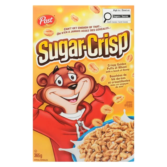 Post Sugar-Crisp Cereal, 365-g