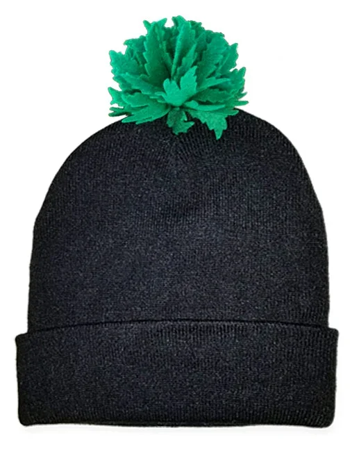 Pothead Hatz Pom Beanie