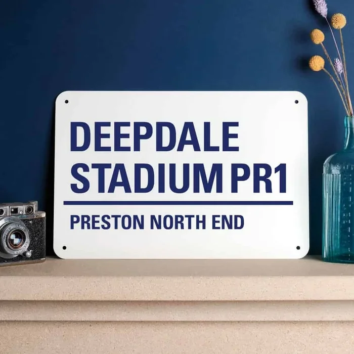 Preston North End Football Stadium Street Sign