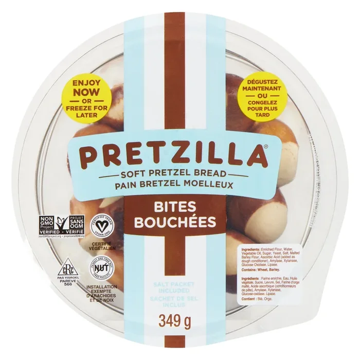 Pretzilla Soft Pretzel Bread Bites, 349 g