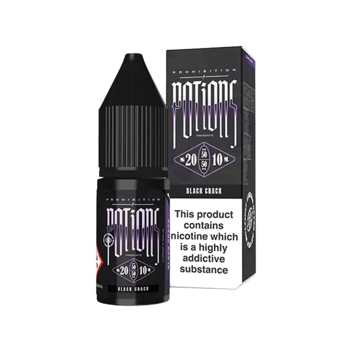 Prohibition Potions Black Crack 10ml Nic Salt E-liquid