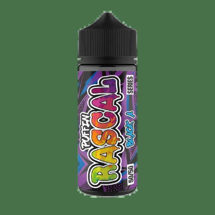 Puffin Rascal 100ml – Black A 50/50 Short Fill