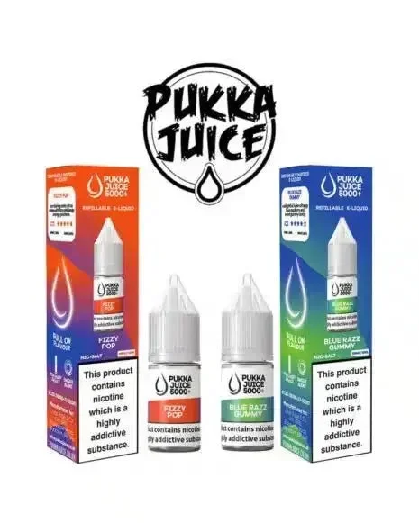 Pukka Juice 5000+ Nic Salts 10ml