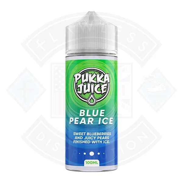 Pukka Juice Blue Pear Ice 0mg 100ml Shortfill