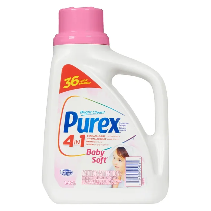 Purex Baby Soft Hypoallergenic Laundry Detergent, 1.47-L