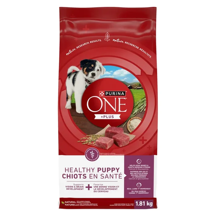 Purina One Plus Small Breed Puppy Food, 1.81 kg