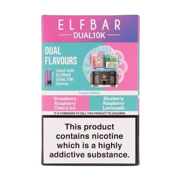 Purple Edition Dual 10k Refill Pack by Elf Bar