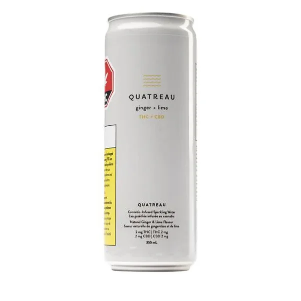 Quatreau Ginger and Lime Sparkling Water