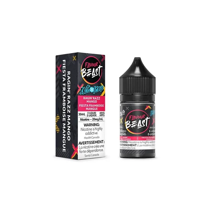 Ragin’ Razz Mango Iced Salt by Flavour Beast E-Liquid