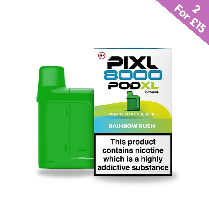 Rainbow Rush – Pixl 8000 Prefilled Pods