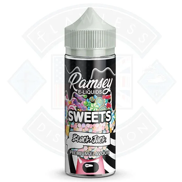 Ramsey E-Liquids Sweets – Blackjack 0mg 100ml Shortfill