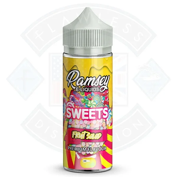 Ramsey E-Liquids Sweets – Fruit Salad 0mg 100ml Shortfill