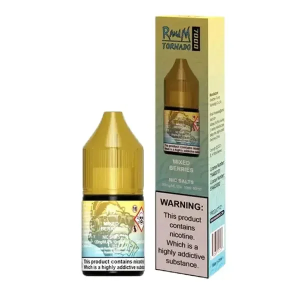 RandM Tornado 9000 Mixed Berries 10ml Nic Salt E-liquid