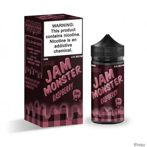 Raspberry – Jam Monster Synthetic 100mL