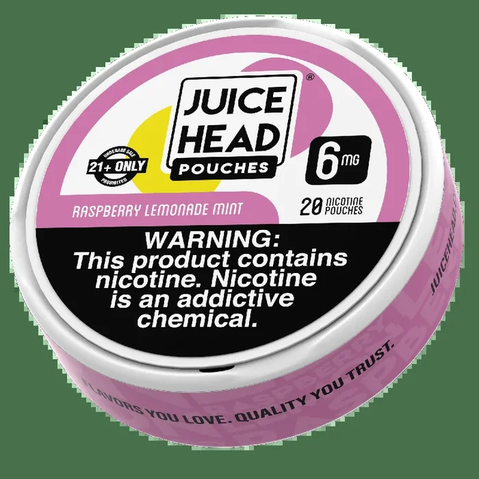 Raspberry Lemonade Mint – Juice Head Nicotine Pouches – 20ct